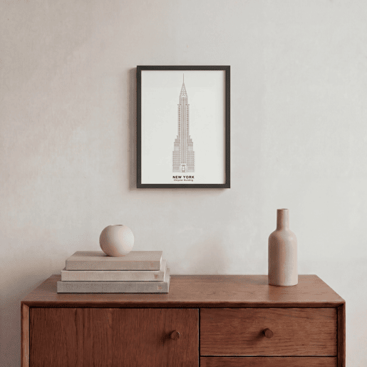 Pintura CHRYSLER BUILDING 40x30cm marca MARCOMUEBLE