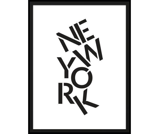 Cuadro nyc 40x30cm marca marcomueble