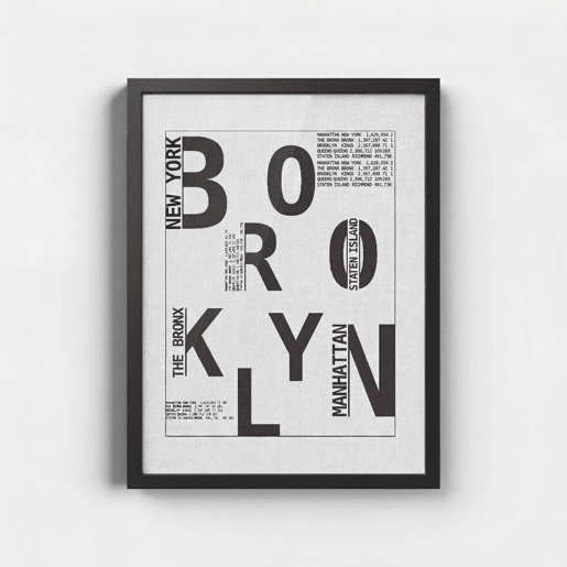 Pintura BROOKLIN 40x30cm marca MARCOMUEBLE Pintura BROOKLIN 40x30cm marca MARCOMUEBLE