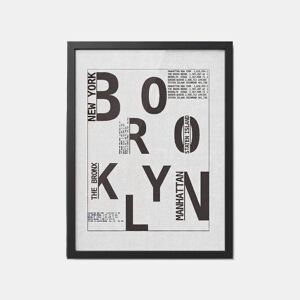 Pintura BROOKLIN 40x30cm marca MARCOMUEBLE