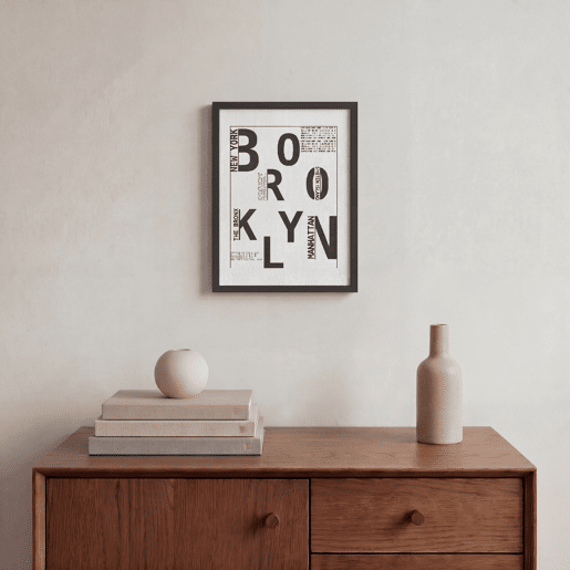 Pintura BROOKLIN 40x30cm marca MARCOMUEBLE Pintura BROOKLIN 40x30cm marca MARCOMUEBLE