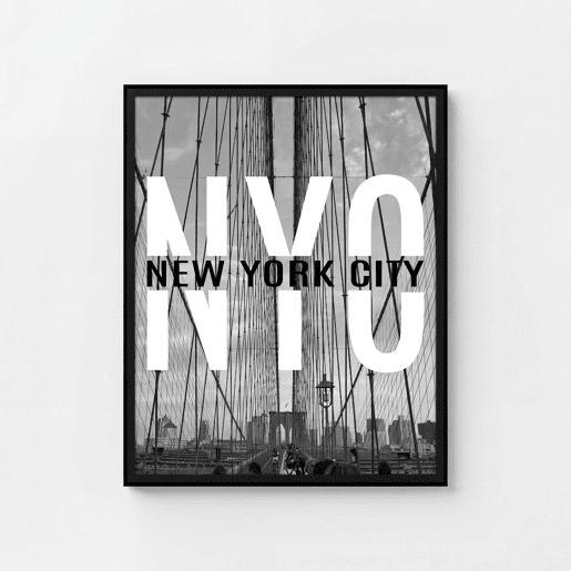 Pintura PUENTE BROOKLYN 50x40cm marca MARCOMUEBLE