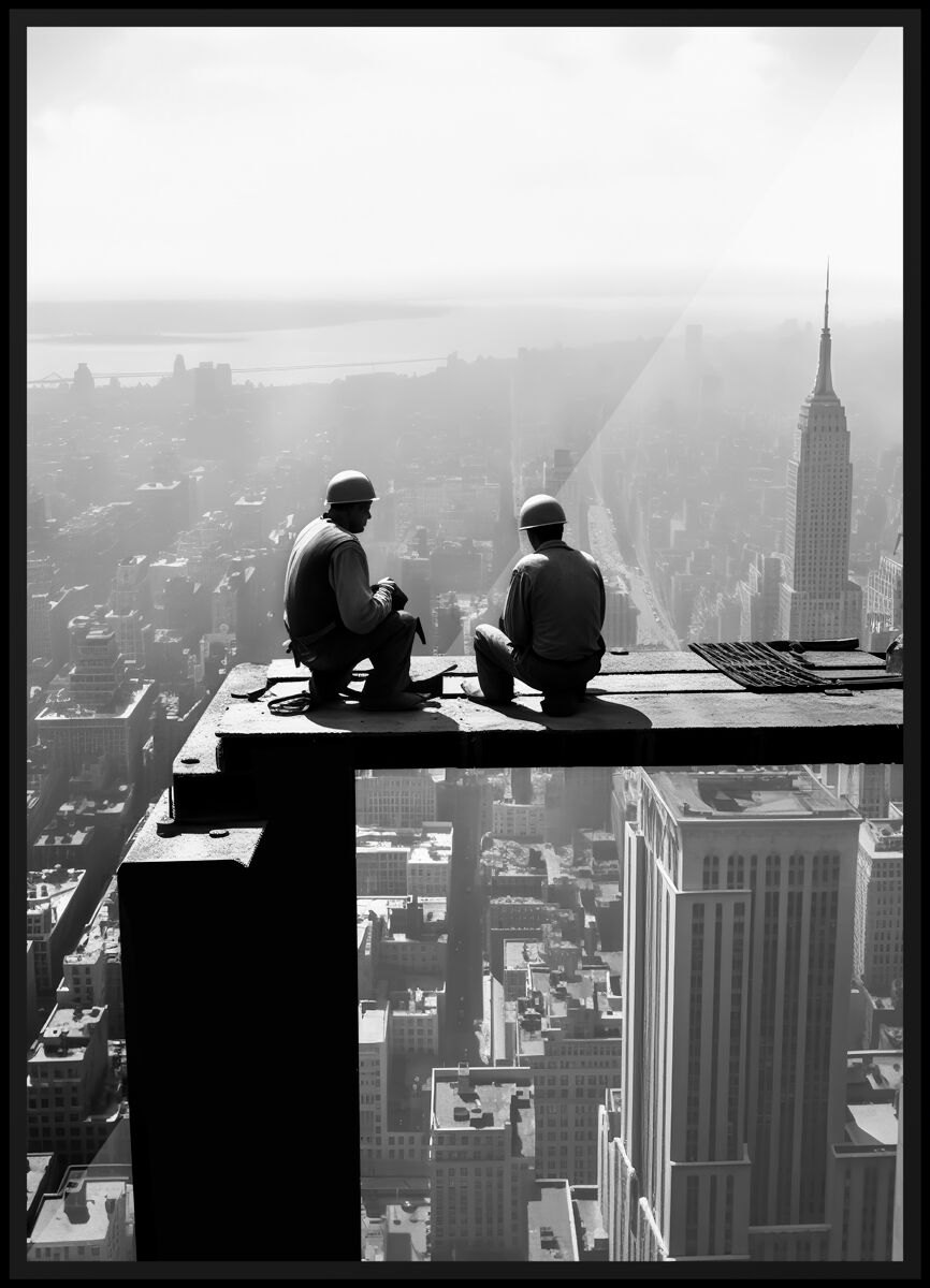 Cuadro OBREROS 70x50cm marca MARCOMUEBLE 