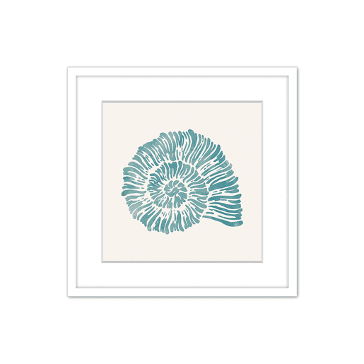 Pintura CARACOL AZUL 42x42cm marca MARCOMUEBLE