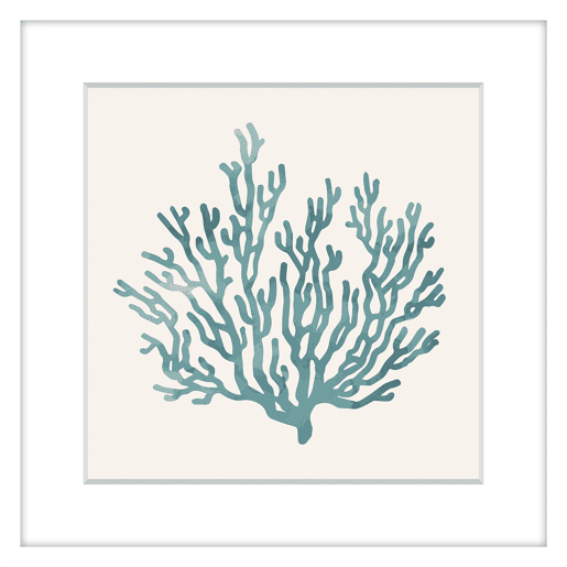 Pintura corAL AZUL 42x42cm marca MARCOMUEBLE