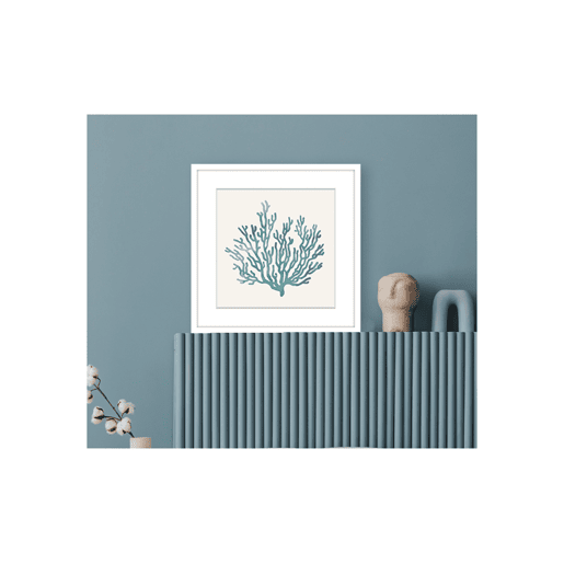 Pintura corAL AZUL 42x42cm marca MARCOMUEBLE
