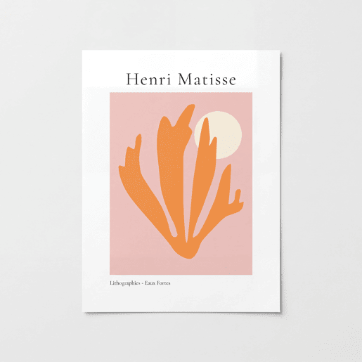 Gravura MATISSE C 40x30cm de MARCOMUEBLE