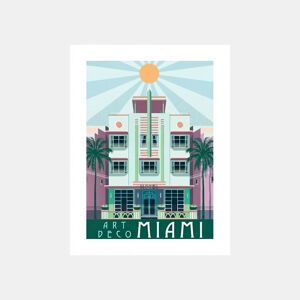 Gravura MIAMI 40x30cm marca MARCOMUEBLE