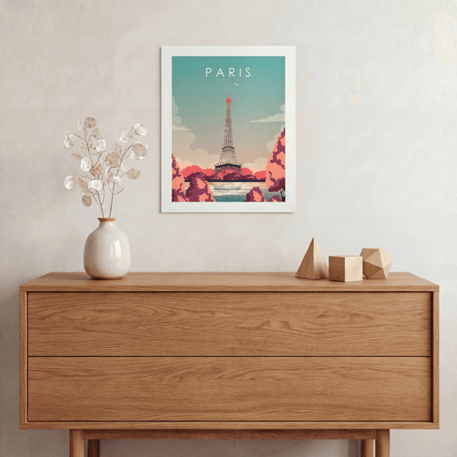 Gravura PARIS 50x40cm marca MARCOMUEBLE