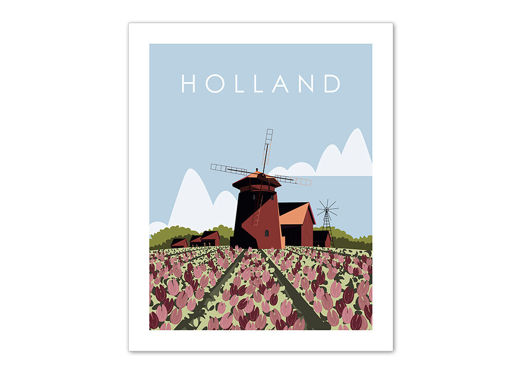 Lámina HOLLAND 50x40cm marca MARCOMUEBLE 