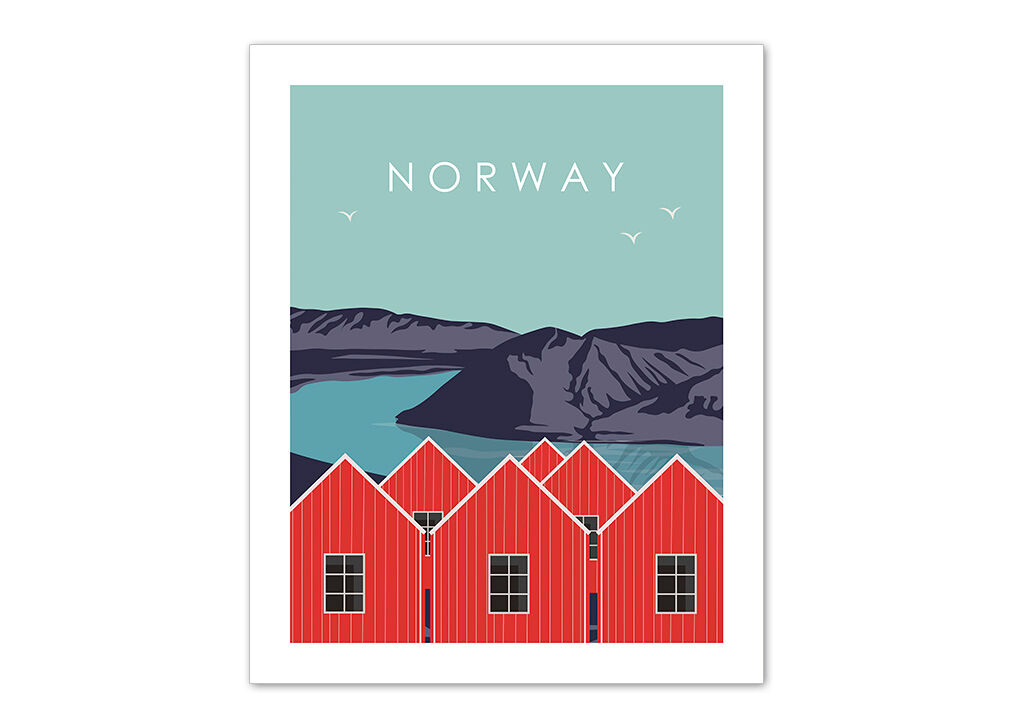 Lámina NORWAY 50x40cm marca MARCOMUEBLE 