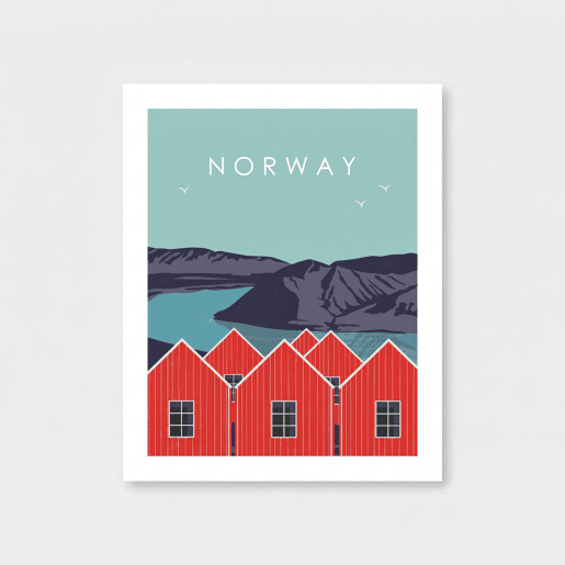 Gravura NORWAY 50x40cm marca MARCOMUEBLE
