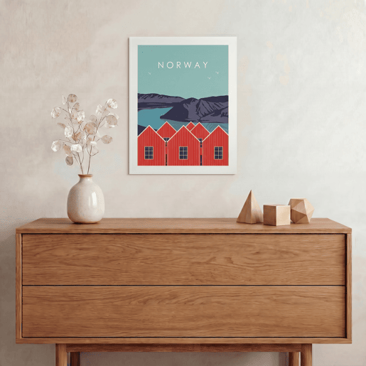 Gravura NORWAY 50x40cm marca MARCOMUEBLE