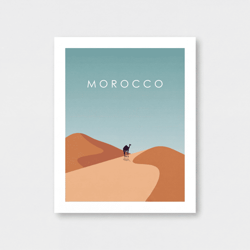 Gravura MOROCCO 50x40cm marca MARCOMUEBLE