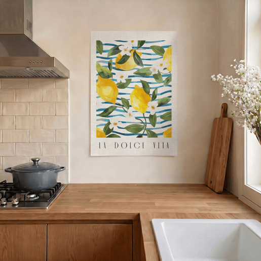 Gravura decorativa LIMONES 70x50cm multicolor
