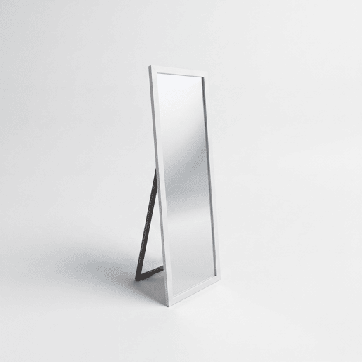 Espelho de pé NORDIC branco 147x45cm