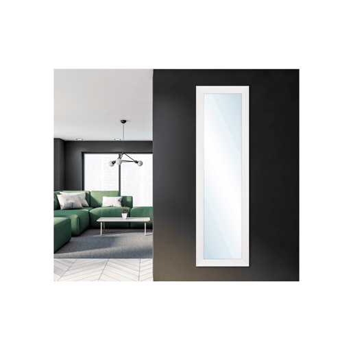 Espelho FIRST mil riscas branco 169x49,5cm marca MARCOMUEBLE