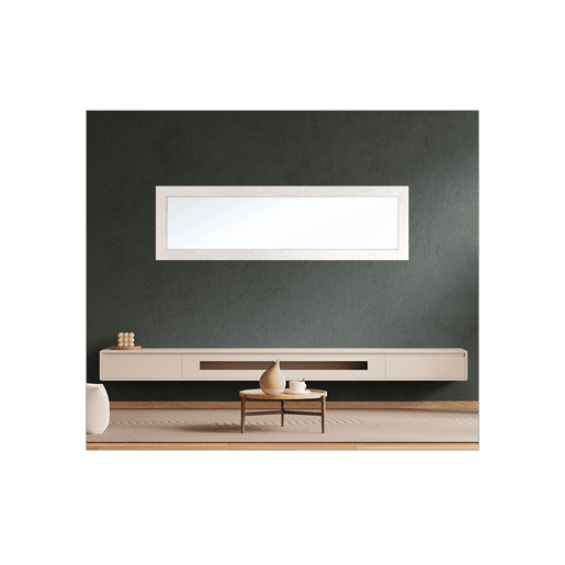 Espelho FIRST textura branca 169X49,5cm marca MARCOMUEBLE