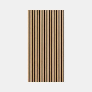 Set de 2 painéis acústicos NORDIC 60,5x120cm preto e madeira