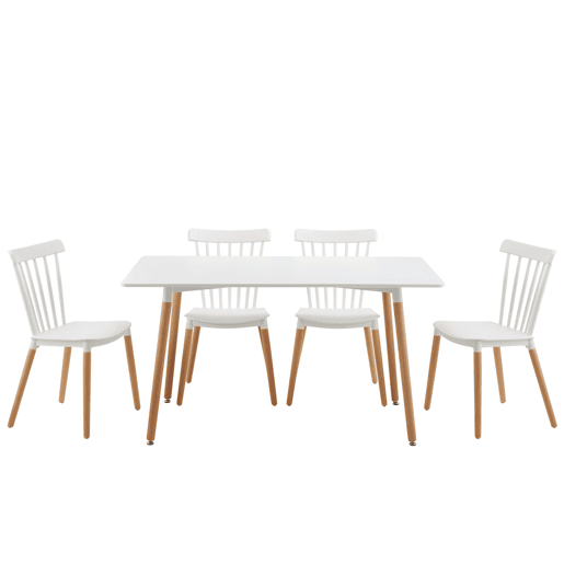 Conjunto de mesa com 4 cadeiras FATIMA Conjunto de mesa com 4 cadeiras FATIMA