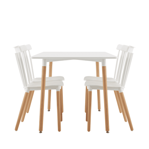 Conjunto de mesa com 4 cadeiras FATIMA Conjunto de mesa com 4 cadeiras FATIMA