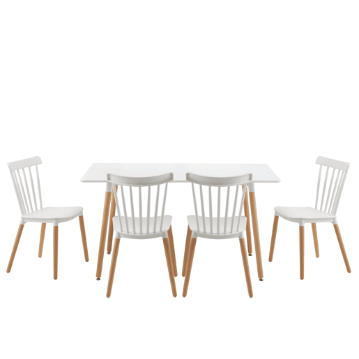 Conjunto de mesa com 4 cadeiras FATIMA Conjunto de mesa com 4 cadeiras FATIMA