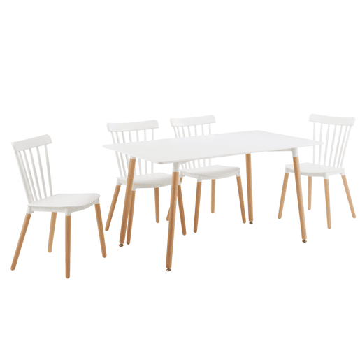 Conjunto de mesa com 4 cadeiras FATIMA Conjunto de mesa com 4 cadeiras FATIMA