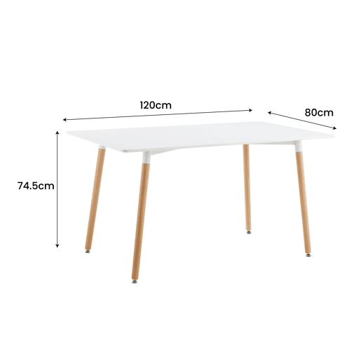 Conjunto de mesa com 4 cadeiras FATIMA Conjunto de mesa com 4 cadeiras FATIMA