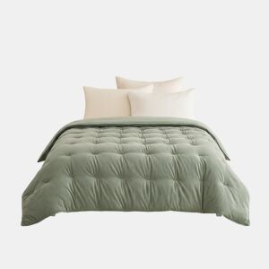 Colcha de veludo de poliéster MILA 90cm verde