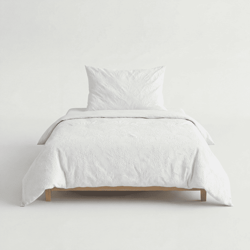 Capa de edredão bordada em poliéster STELLA cama 150cm