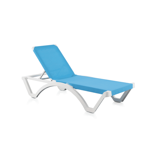 Espreguiçadeira de jardim MIKONOS azul