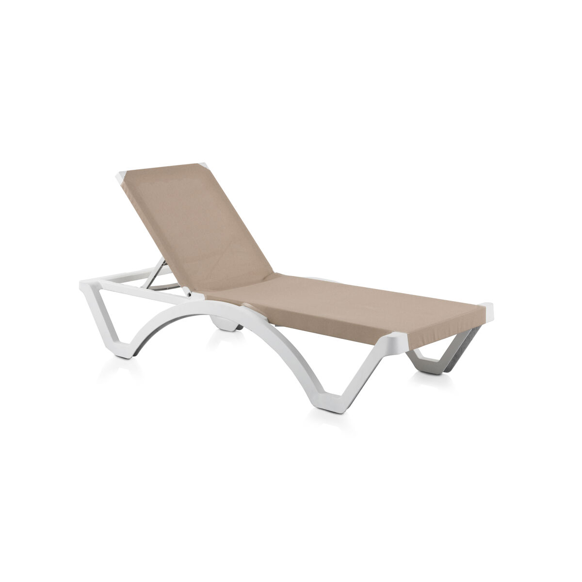 Tumbona de jardín mykonos color arena
