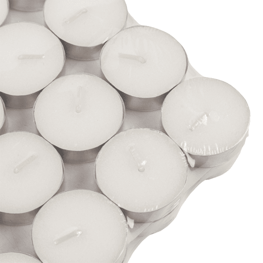 Vela TEALIGHT branca 50 peças marca CONFORAMA
