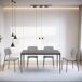 Set de comedor 1 mesa y 4 sillas gris STONE Set de comedor 1 mesa y 4 sillas gris STONE Gris