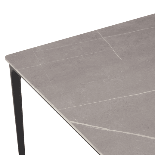Conjunto de jantar com 1 mesa e 4 cadeiras STONE cinza