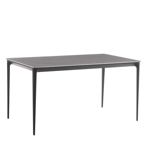 Conjunto de jantar com 1 mesa e 4 cadeiras STONE cinza
