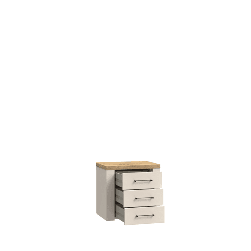 Mesa de cabeceira NELLEKE cor areia