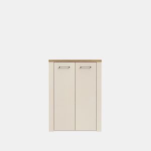 Sapateira 2 portas NELLEKE 2 cor areia