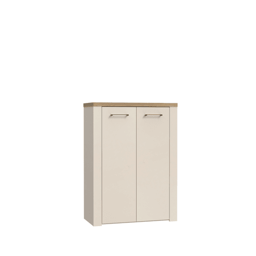 Sapateira 2 portas NELLEKE 2 cor areia