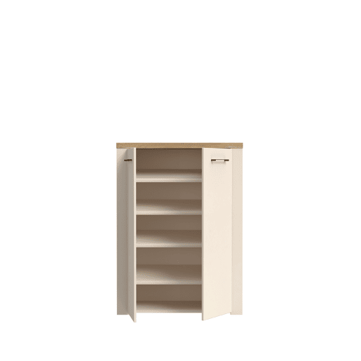 Sapateira 2 portas NELLEKE 2 cor areia