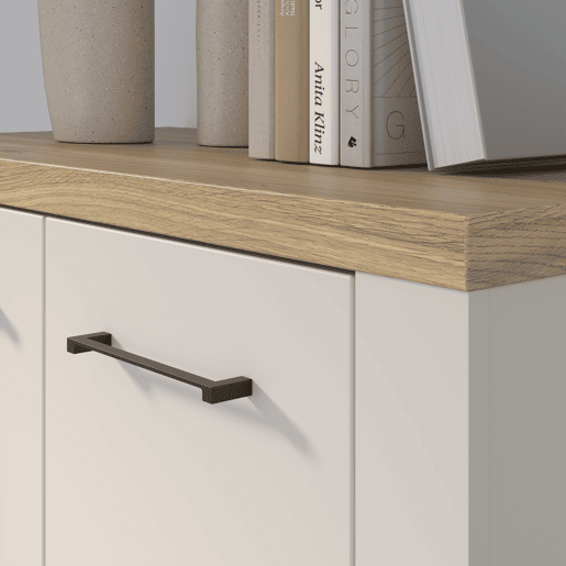Sapateira 2 portas NELLEKE 2 cor areia