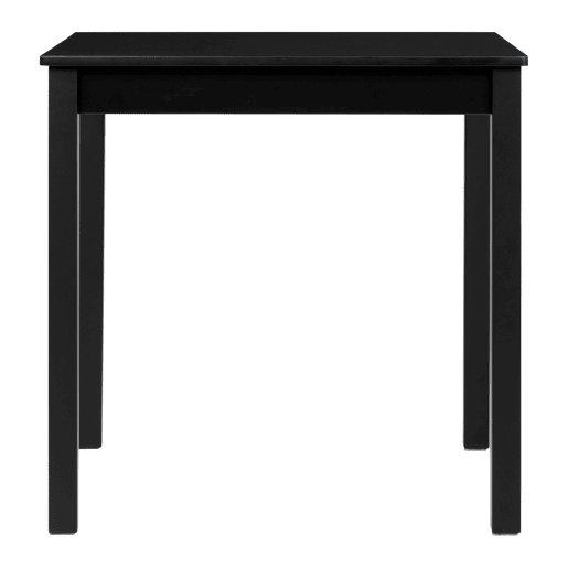 Mesa de cozinha 75x75cm preto VALERY