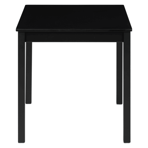 Mesa de cozinha 75x75cm preto VALERY
