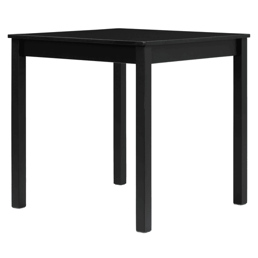 Mesa de cozinha 75x75cm preto VALERY