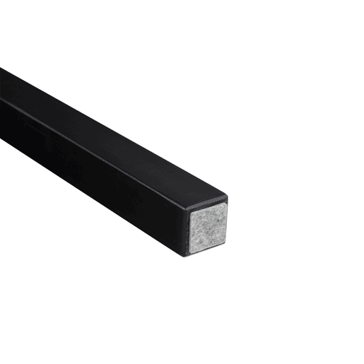 Mesa de cozinha 75x75cm preto VALERY