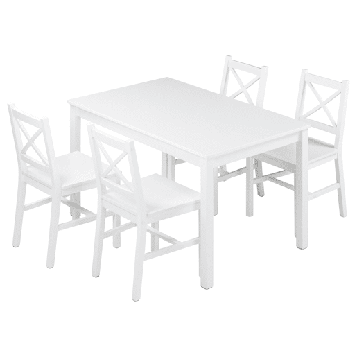 Mesa de cozinha 118x75cm branco VALERY Mesa de cozinha 118x75cm branco VALERY