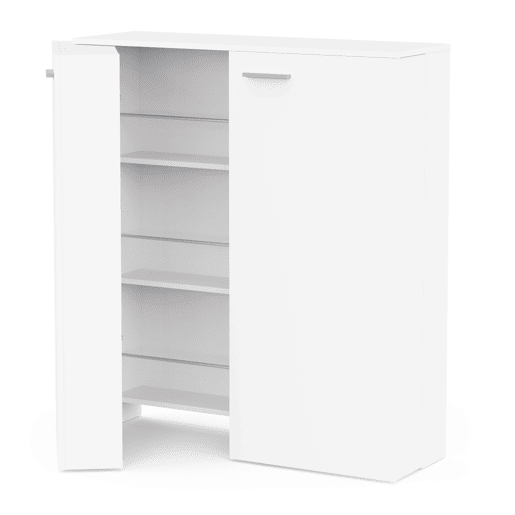Sapateira CUBE II 113,9x100,5x32,9cm branca