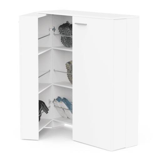 Sapateira CUBE II 113,9x100,5x32,9cm branca