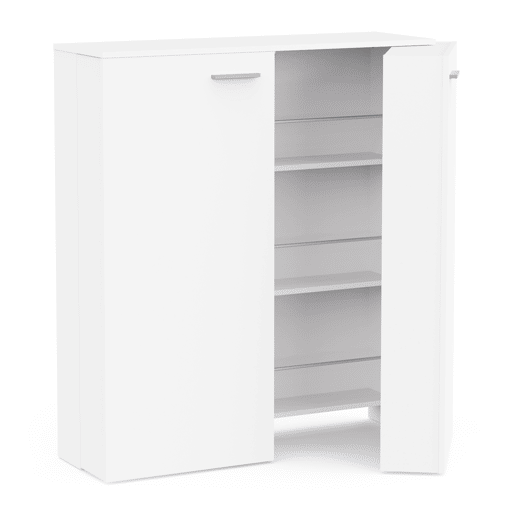 Sapateira CUBE II 113,9x100,5x32,9cm branca