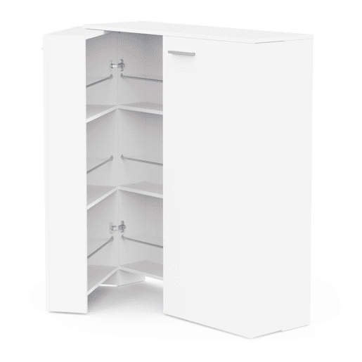 Sapateira CUBE II 113,9x100,5x32,9cm branca